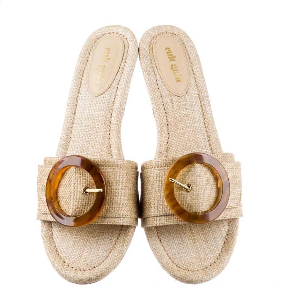 Cult Gaia Raffia Espadrilles